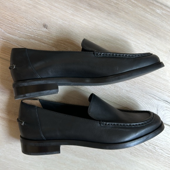Everlane Womens The Modern Loafer Black Leather Slip-On Shoes - Picture 5 of 9